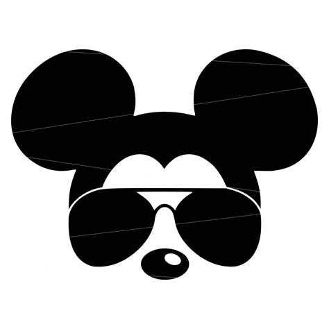 Mickey Mouse Svg Sunglasses Disney Mickey Mouse Sunglasses Svg