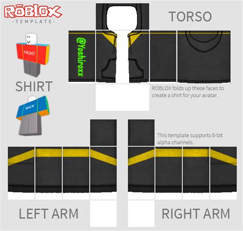 Shirt Template Roblox 585 X 559