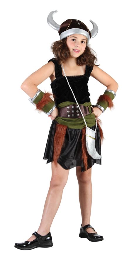 Viking Girl Costume Glitz Fancy Dress