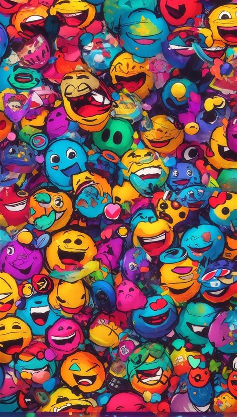 Download Cute Emoji Backgrounds Emoji Black Background Emoji