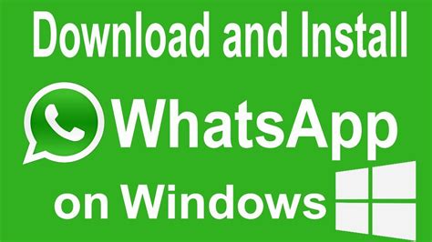 How To Download And Install Whatsapp On Windows 7 Youtube