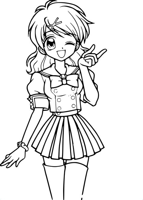 9 Inspirant De Coloriage Fille Manga Image Coloriage Coloriage