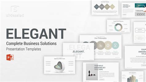 Elegant Powerpoint Template Designs Slidesalad Powerpoint