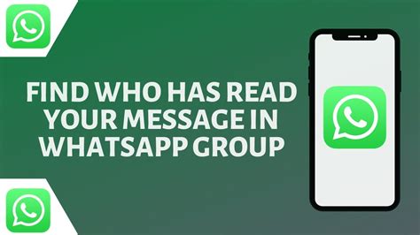 How To Find Who Has Read Your Message In A Whatsapp Group Youtube
