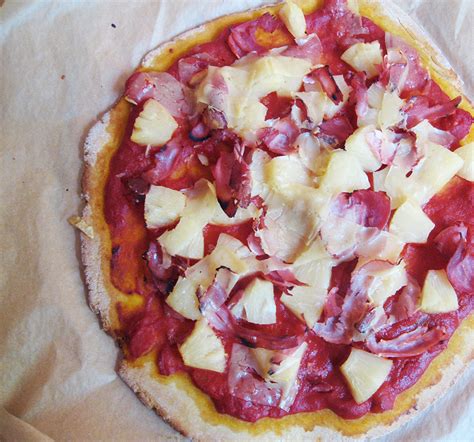 Gluten Free And Dairy Free Ham And Pineapple Pizza Grace Cheetham