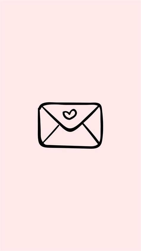51+ trendy ideas for funny snapchat ideas emoji. Instagram Highlight Icon Blush Pink Email Mail Heart in ...