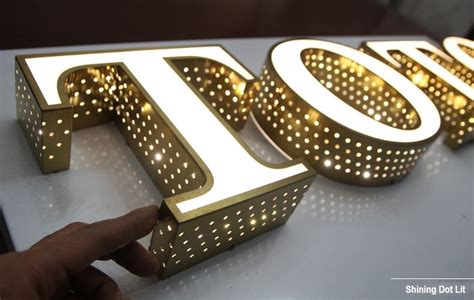 Supply Dot Lit Acrylic Channel Letter Sign Channel Letters Channel