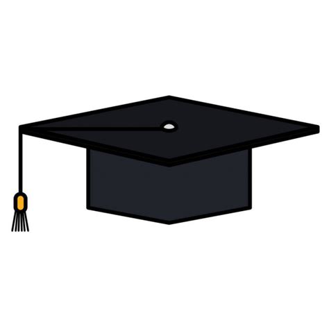 Sombrero De Graduación Con Diploma Vector Gráfico Vectorial