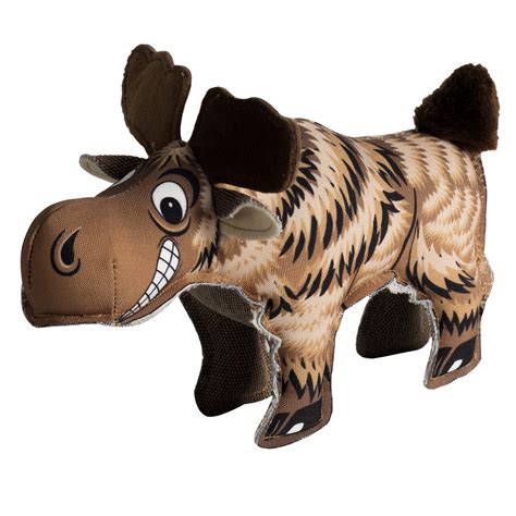 Happy Tails Critterz Canvas Dog Toy Moose Baxterboo
