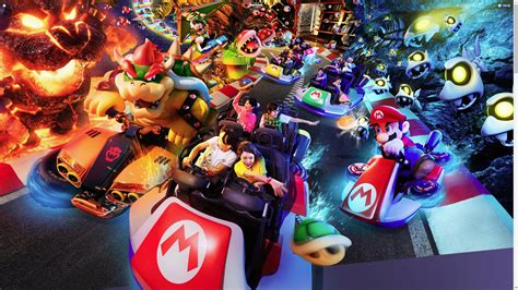 How The Mario Kart Ride Works At Super Nintendo World Orlando Parkstop