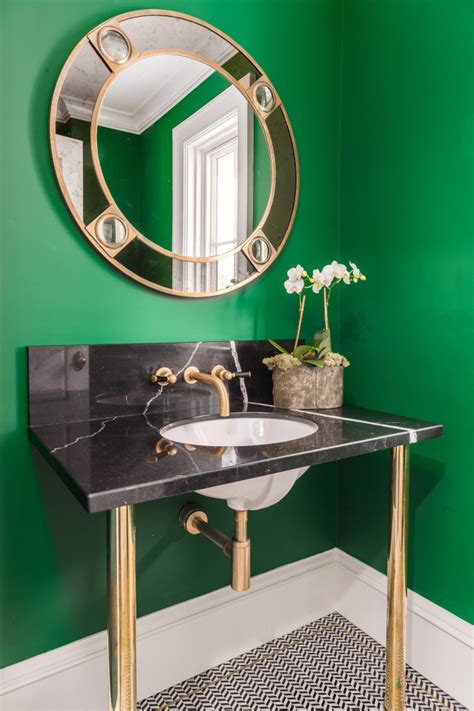 151 Park Transitional Powder Room New York By