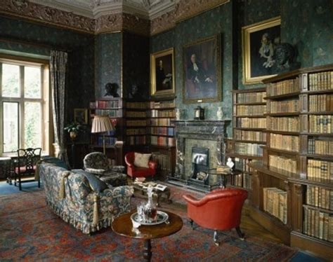 Dunster Castle Library Uk Victorian Library Victorian Homes Home