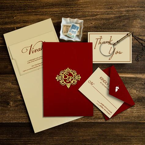 Indian Hindu Wedding Invitation Card Design