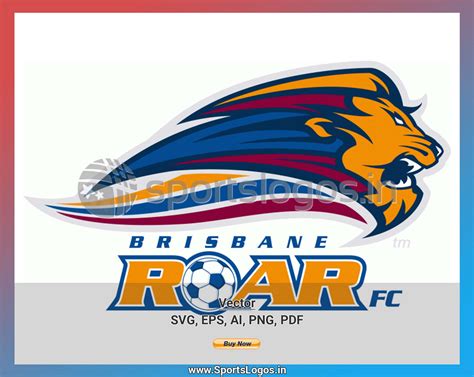 Brisbane Roar FC - Soccer Sports Vector SVG Logo in 5 formats