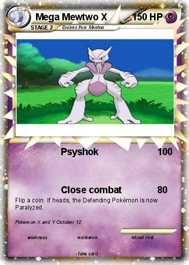 This pokemon blister comes with 3 pokemon booster. Pokémon Mega Mewtwo X 2 2 - Psyshok - My Pokemon Card
