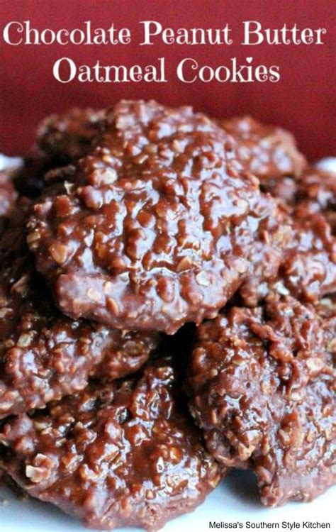 Tips for making no bake chocolate peanut butter oatmeal bars: Chocolate Peanut Butter Oatmeal Cookies ...
