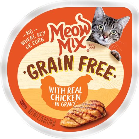 Of course, you need to provide your cat a clean and fresh source of water at all times and engage your cat in. Meow Mix Grain Free With Real Chicken | Wet Cat Food