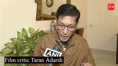 Film Critic Taran Adarsh On Pathaan Movie Collection News Times