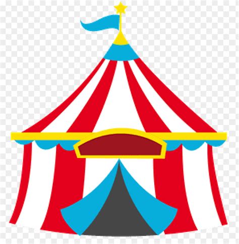 Circus Tent Clipart Cutting Files Svg Png Dxf Digital Graphic