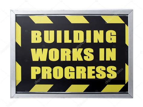 Building Works In Progress Sign — Stock Photo © Claudiodivizia 3533328