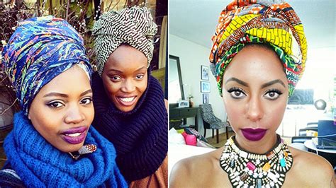 Dec 18, 2018 · roll your scarf and place its center at the nape of your neck. 45 Head Wrap Styles for the Long, Short, and Loc'd