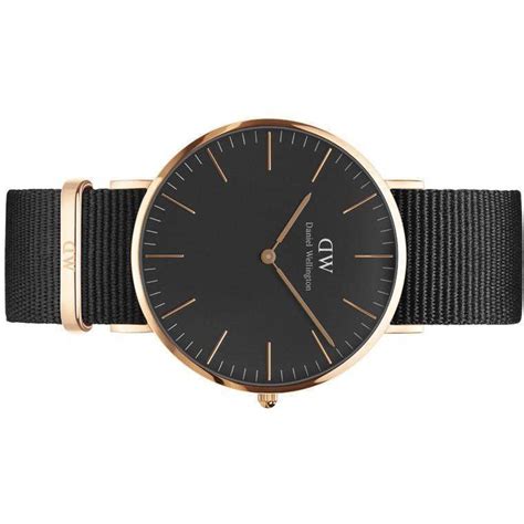 daniel wellington classic black rg cornwall 40mm the watch boutique