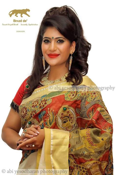 In god's own country, legends come alive during onam. Kerala Saree Actress Neha Saxena in a Paarvati Saraswathy ...