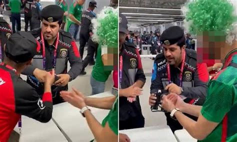 they didn t see that coming mexican fans are caught trying to smuggle booze into qatar world