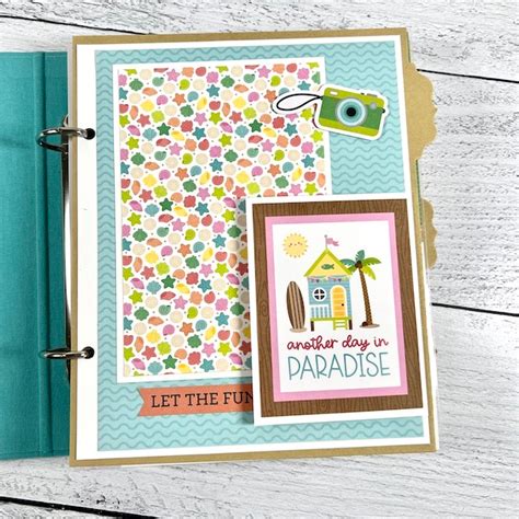 Artsy Albums Scrapbook Album And Page Layout Kits By Traci Penrod Hello Paradise Scrapbook