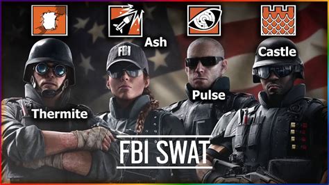 Rainbow Six Siege Fbi Swat Operator Trailers Youtube