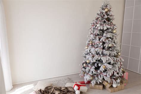 The tree is symmetrical and compact with strong bushy branches that fan out wondrously. 10 Christmas Decorating Ideas For Small Spaces | The Lakeside Collection