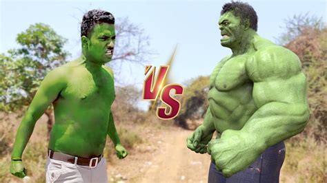 Hollywood Hulk Vs Real Life Hulk Superheroes Youtube