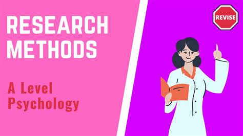 Research psychology encompasses the study of behavior for use in academic settings, and contains numerous areas. A Level Psychology - Using Research Methods - YouTube