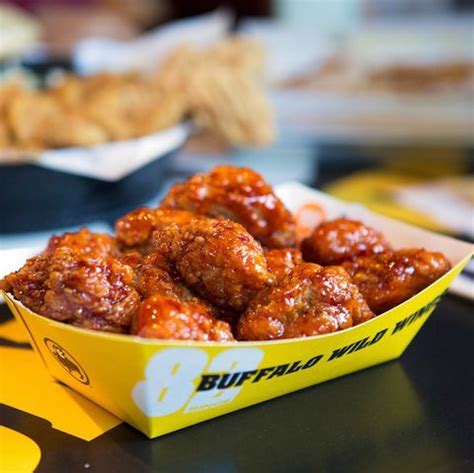 It's tough to beat a good plate of saucy boneless wings! Honey BBQ Sauce from Buffalo Wild Wings | Hungry Doug ...