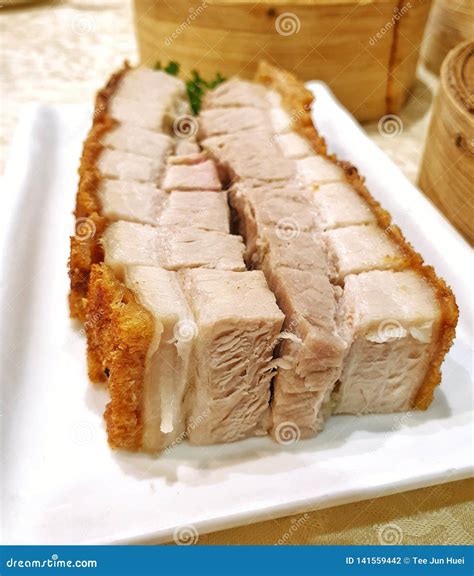 Chinese Roasted Pork Belly Siu Yuk Cantonese Stock Photography