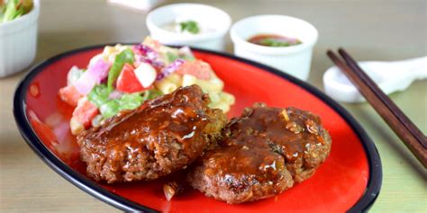 Japanese hamburger steak, called hamburg, is not exactly japanese food, but like tonkatsu, it is very they even have hamburger steak specialty restaurants there! Japanese Hamburger steak (hambagu) - How to cook with this original recipe