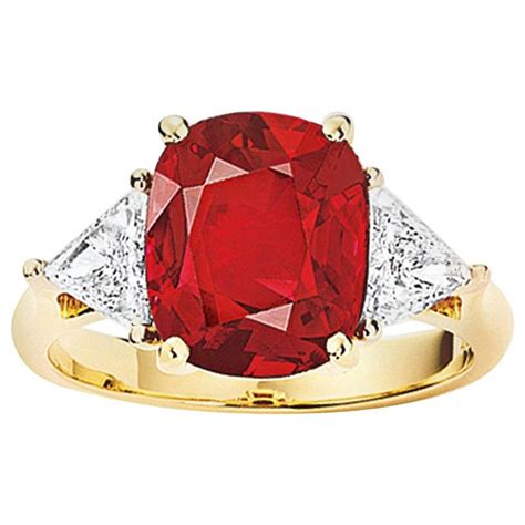 5 Carat Thai Ruby Ring For Sale At 1stdibs