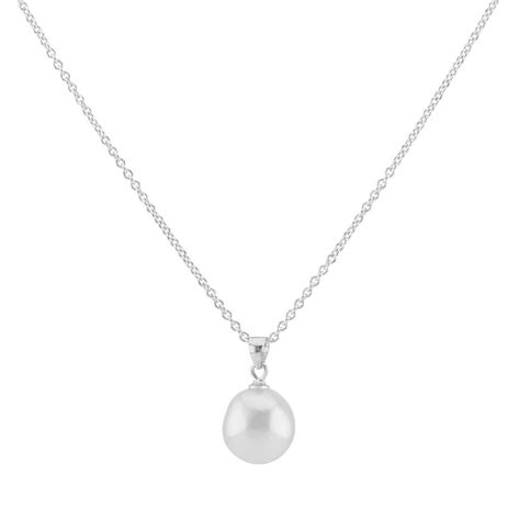 Triora Baroque Pearl And Sterling Silver Pendant By Auree Jewellery