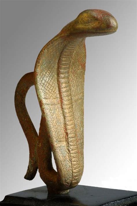 Bronze Cobra As Goddess Tefnut Egypt 2nd Intermediate Period Dynasty