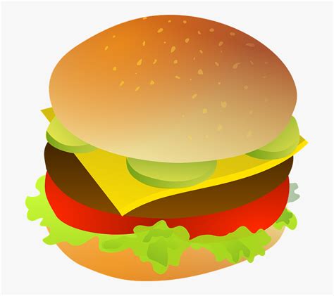 Junk Food Png Transparent Images Cheeseburger Clip Art Free