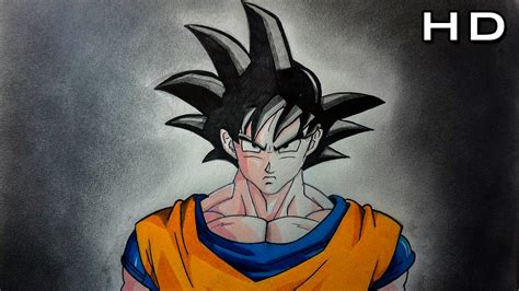 C Mo Dibujar A Goku Normal F Cil A Color Paso A Paso Dragon Ball How To Draw Goku Youtube