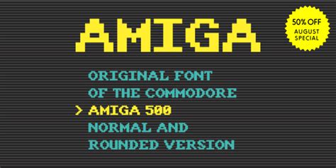 Amiga Webfont And Desktop Font Myfonts