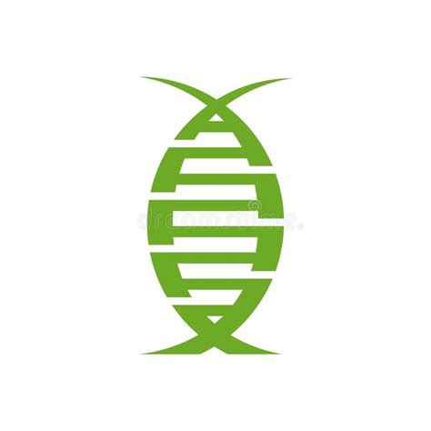 Dna Organic Modern Logo Design Stock Vector Illustration Of Logo