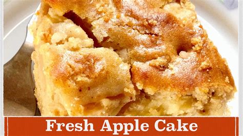 Easy Apple Cake Recipe How To Make Classic Moist Fresh Apple Cake At Home Youtube