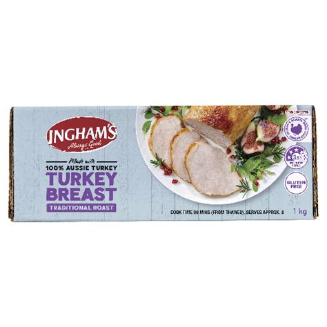 Ingham Turkey Breast Traditional Roast Available At Coles
