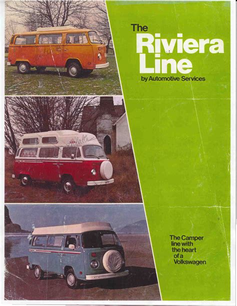 Cars Of A Lifetime 1979 Volkswagen Asi Riviera Camper Bus One More