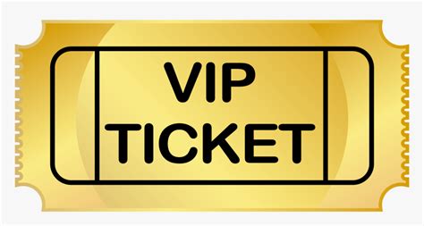 Transparent Admit One Ticket Clipart Ticket Vip Png Png Download