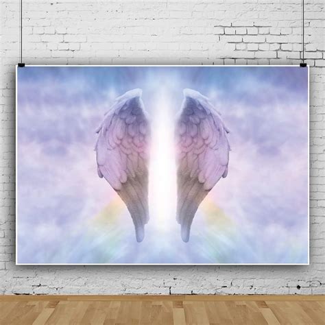 Buy Leyiyi 5x3ft Dreamy Angel Wings Backdrop Holy Christ Jesus Fantasy