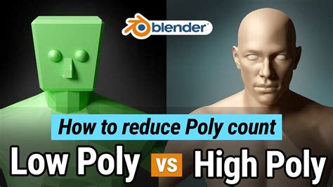 Blender Tutorial Tips Tricks To Reduce Poly Count In D Modeling
