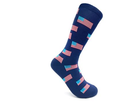 Repreve® American Flag Socks Made In Usa Sleet And Sole